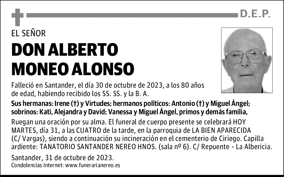 DON ALBERTO MONEO ALONSO