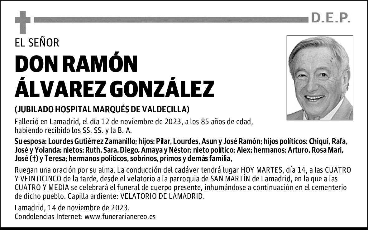 DON RAMÓN ÁLVAREZ GONZÁLEZ