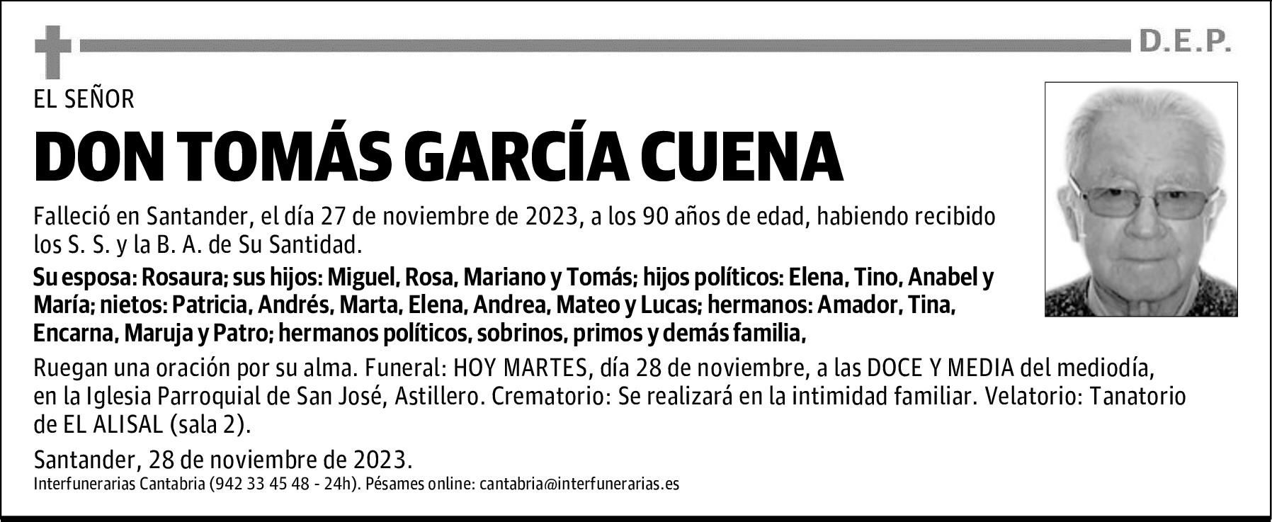 DON TOMÁS GARCÍA CUENA