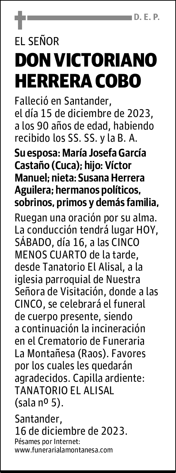 DON VICTORIANO HERRERA COBO