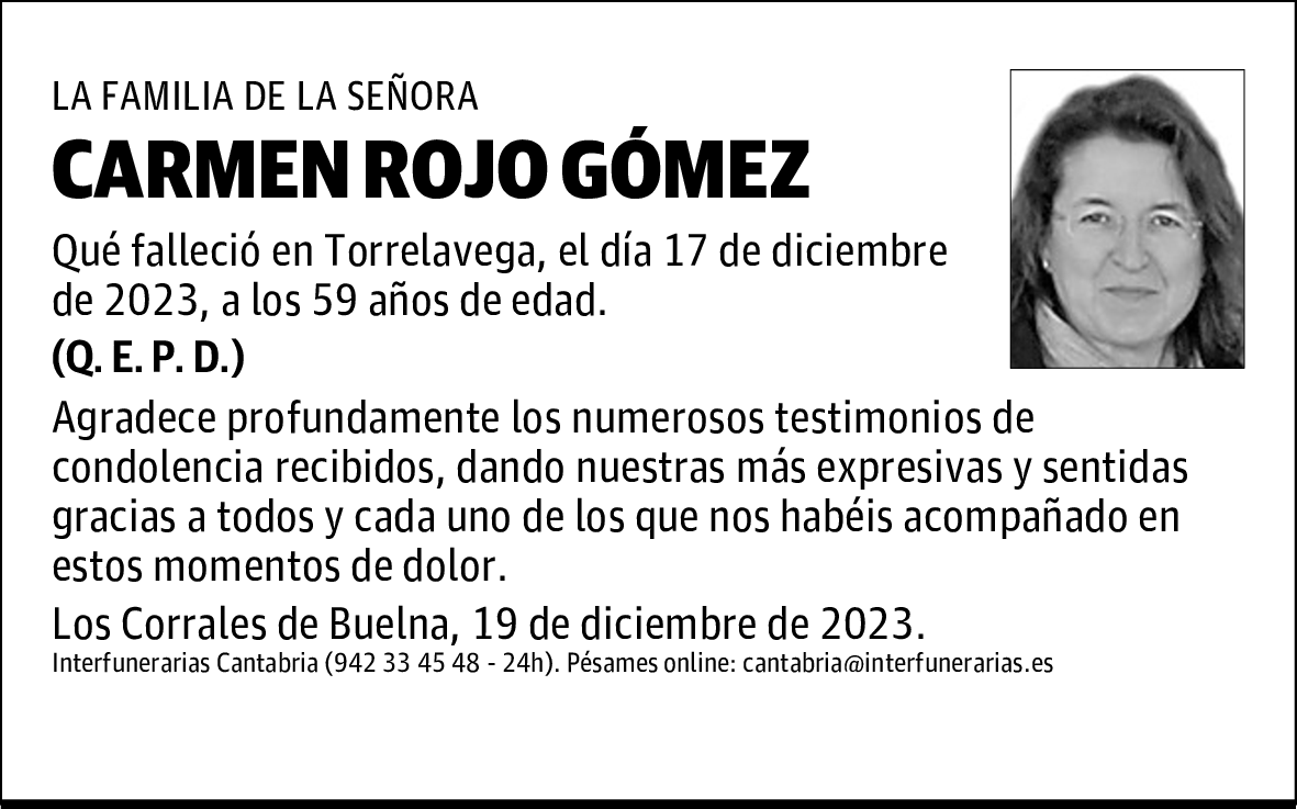CARMEN ROJO GÓMEZ
