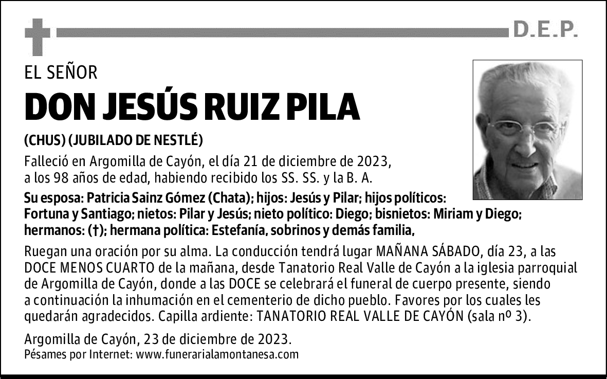 DON JESÚS RUIZ PILA