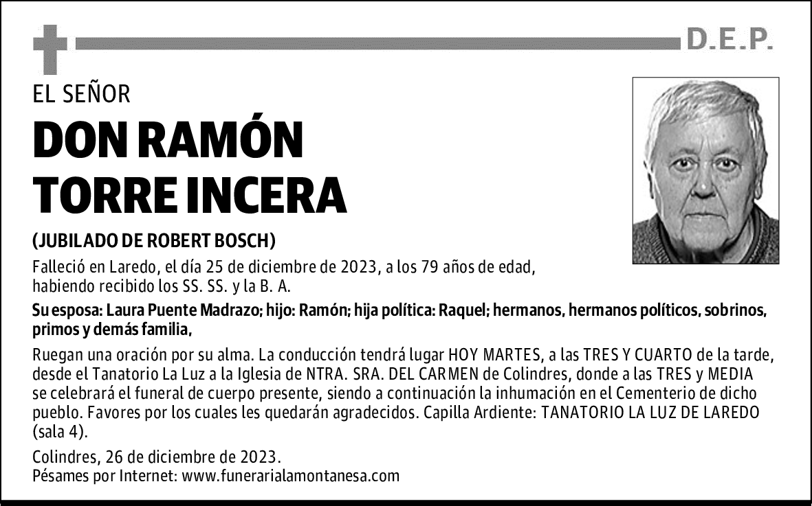 DON RAMÓN TORRE INCERA