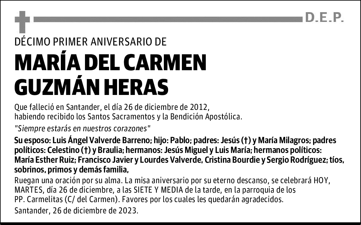 MARÍA DEL CARMEN GUZMÁN HERAS