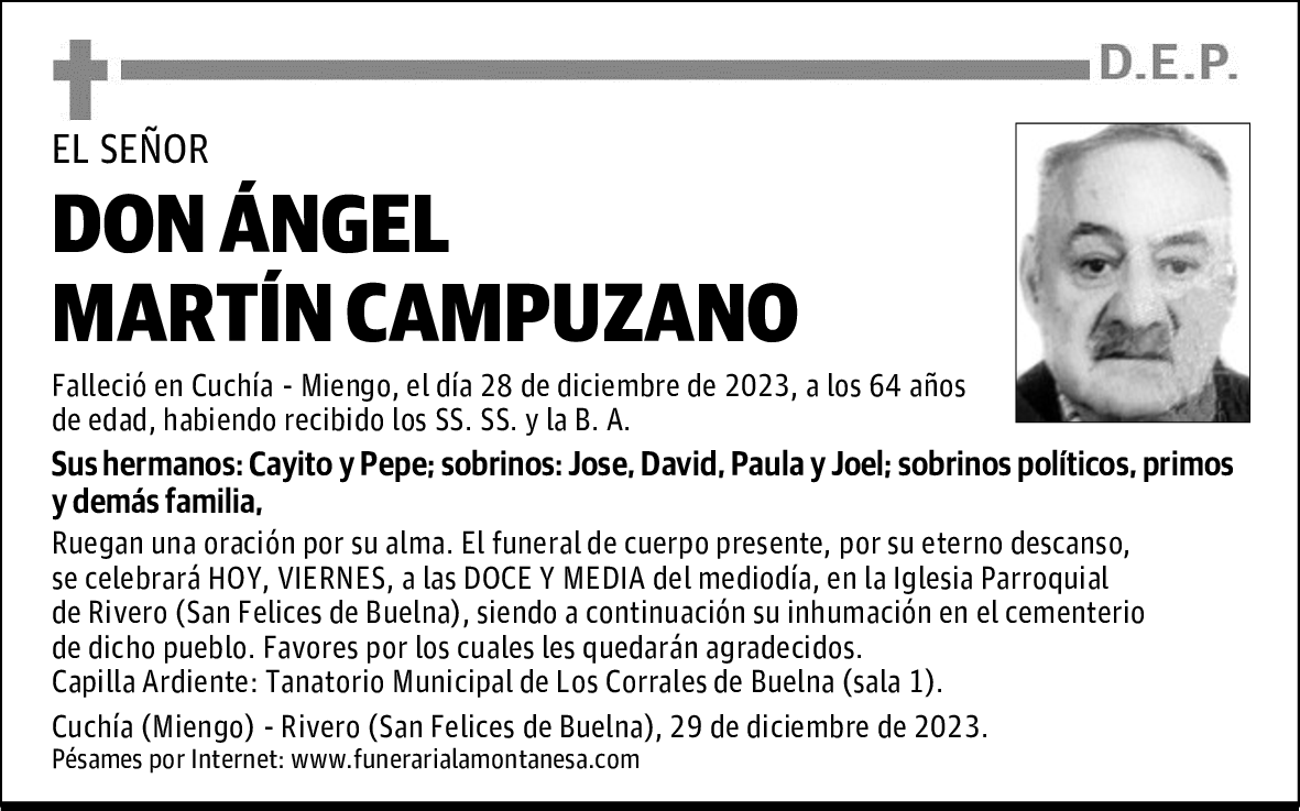 DON ÁNGEL MARTÍN CAMPUZANO