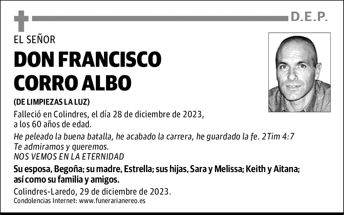 DON FRANCISCO CORRO ALBO