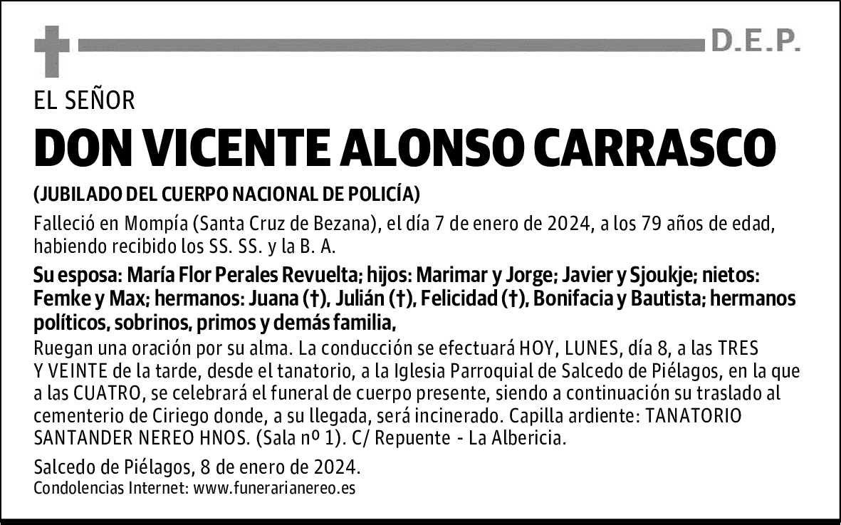DON VICENTE ALONSO CARRASCO