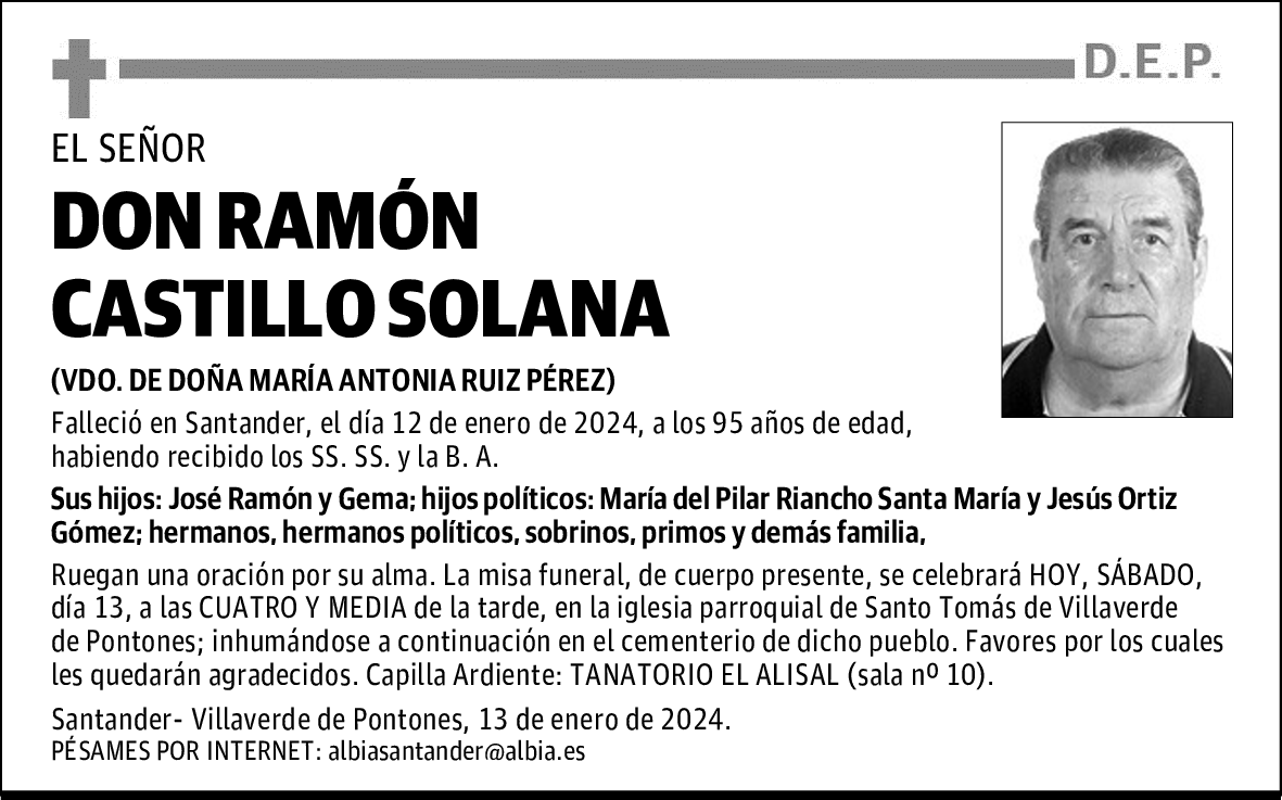 DON RAMÓN CASTILLO SOLANA