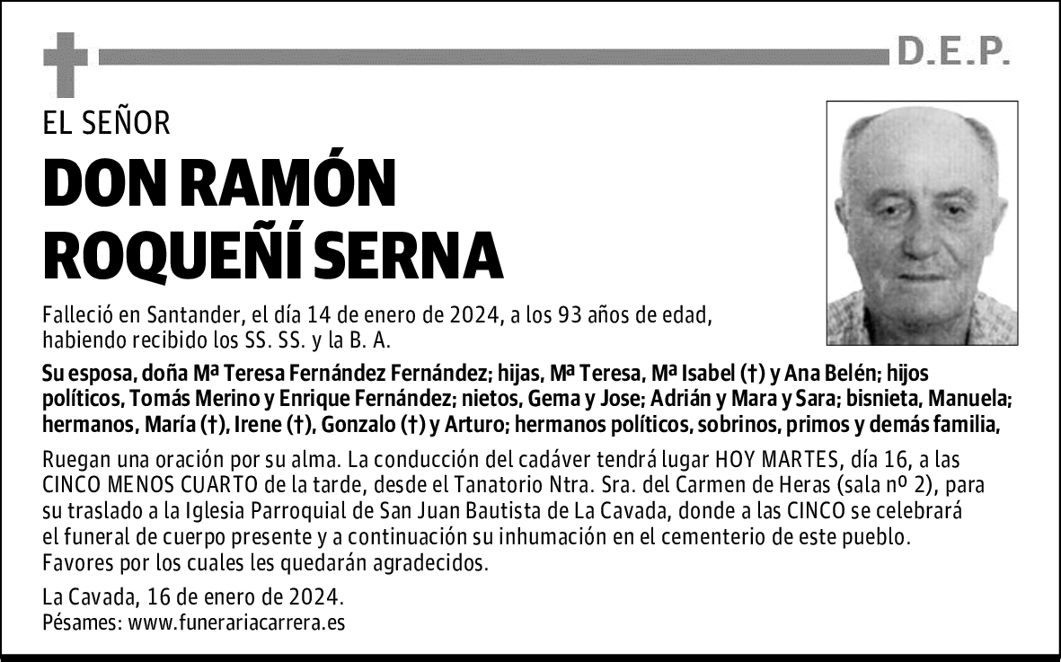 DON RAMÓN ROQUEÑÍ SERNA