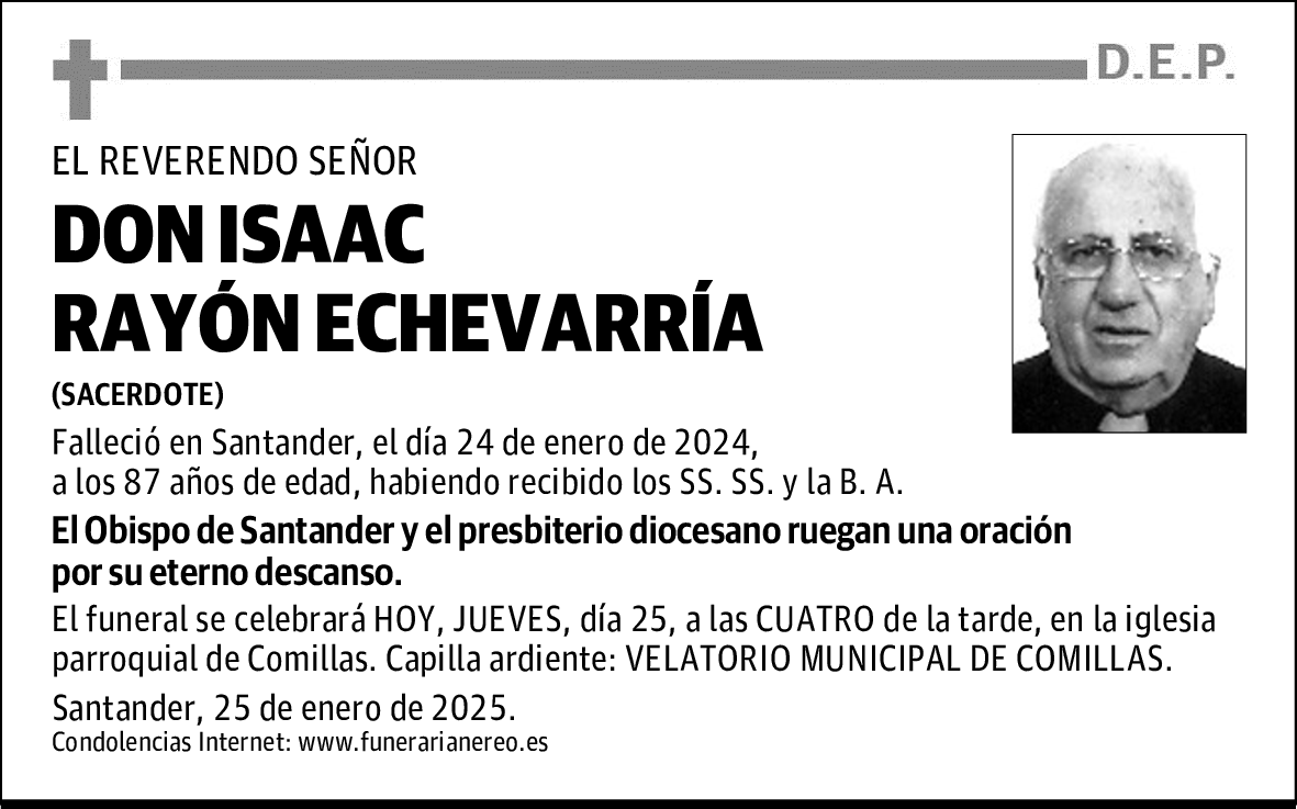 DON ISAAC RAYÓN ECHEVARRÍA