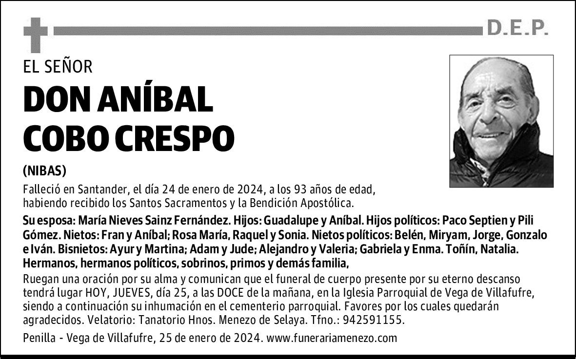 DON ANÍBAL COBO CRESPO