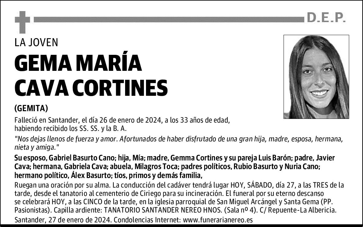 GEMA MARÍA CAVA CORTINES