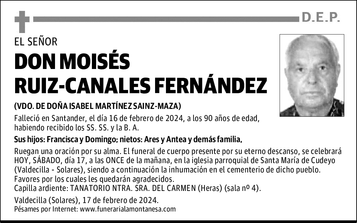 DON MOISÉS RUIZ-CANALES FERNÁNDEZ