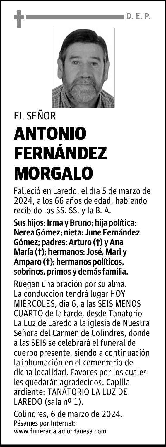 ANTONIO FERNÁNDEZ MORGALO