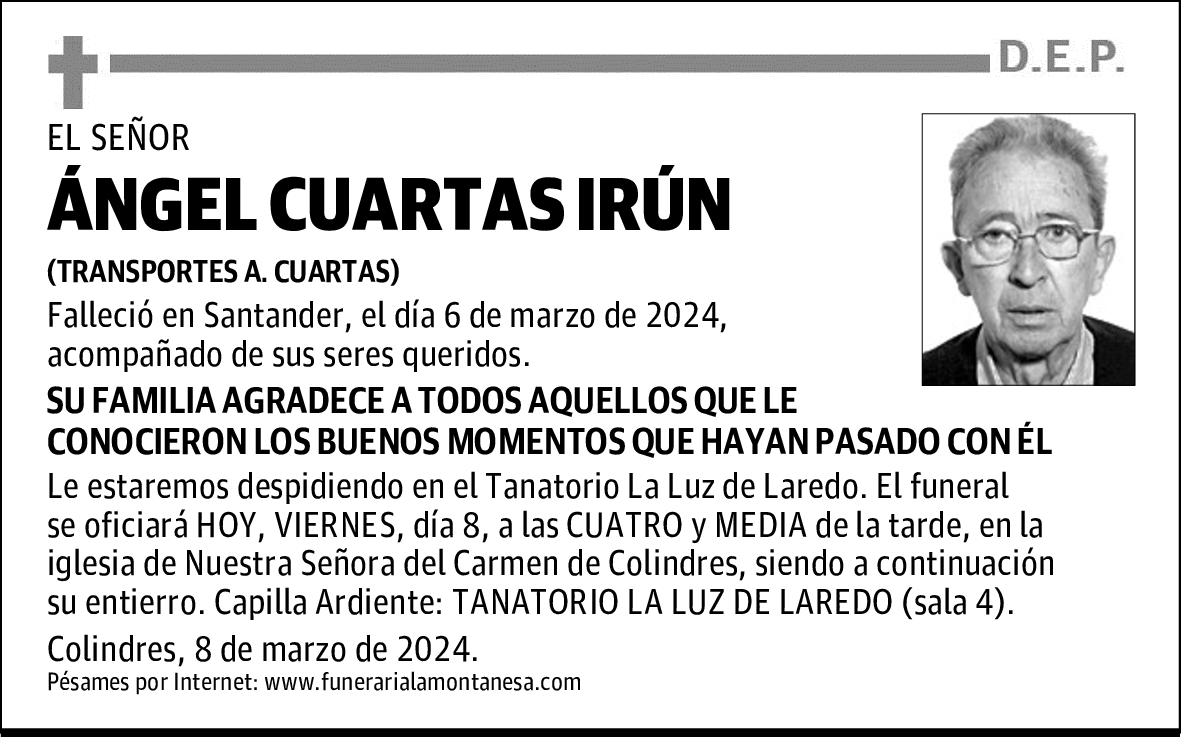 ÁNGEL CUARTAS IRÚN