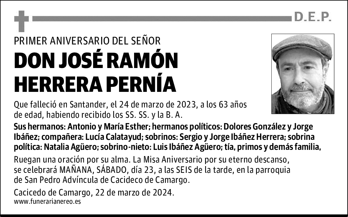 DON JOSÉ RAMÓN HERRERA PERNÍA