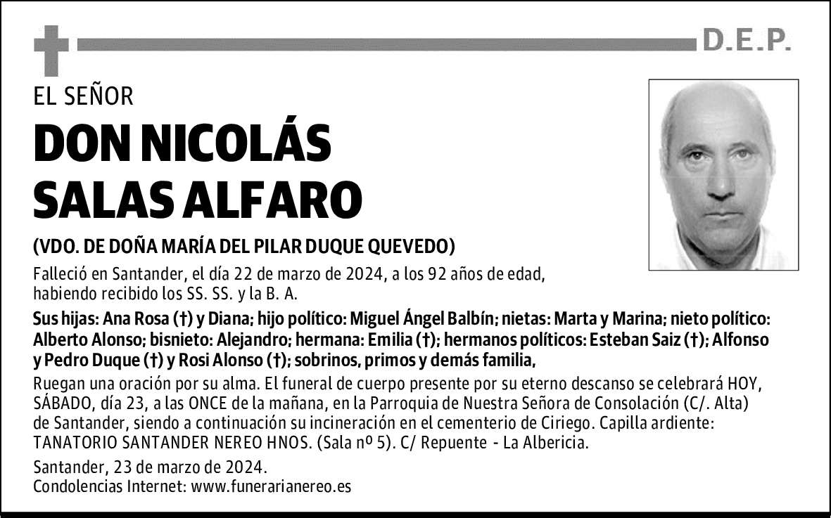 DON NICOLÁS SALAS ALFARO