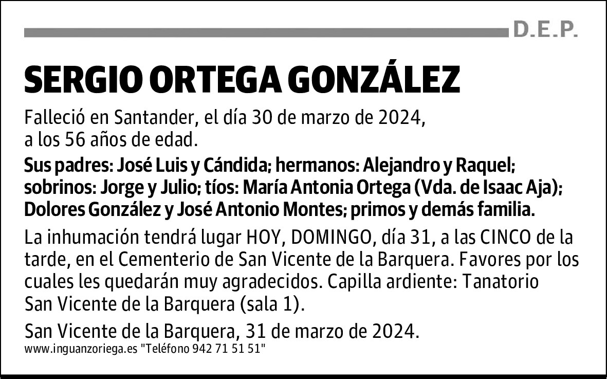 SERGIO ORTEGA GONZÁLEZ