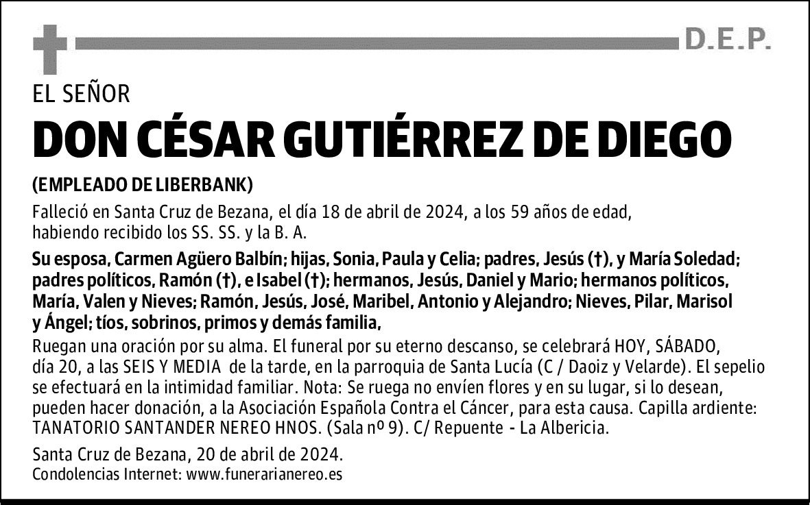 DON CÉSAR GUTIÉRREZ DE DIEGO