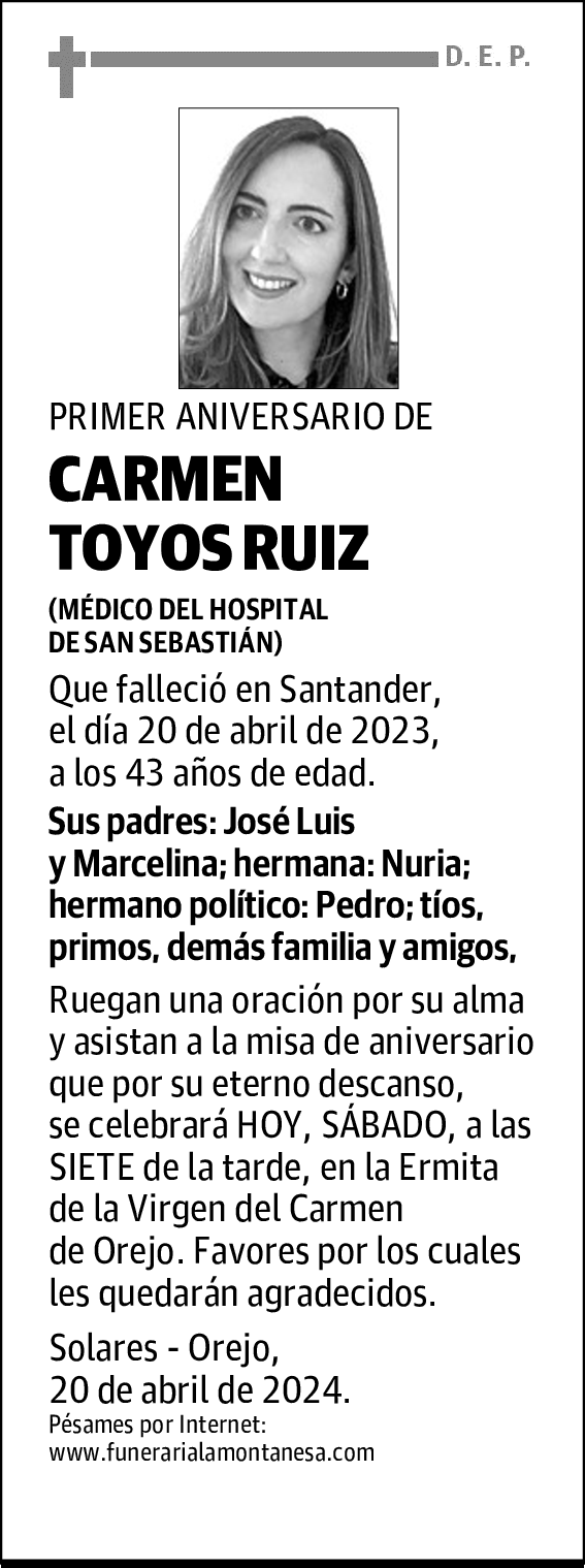 CARMEN TOYOS RUIZ