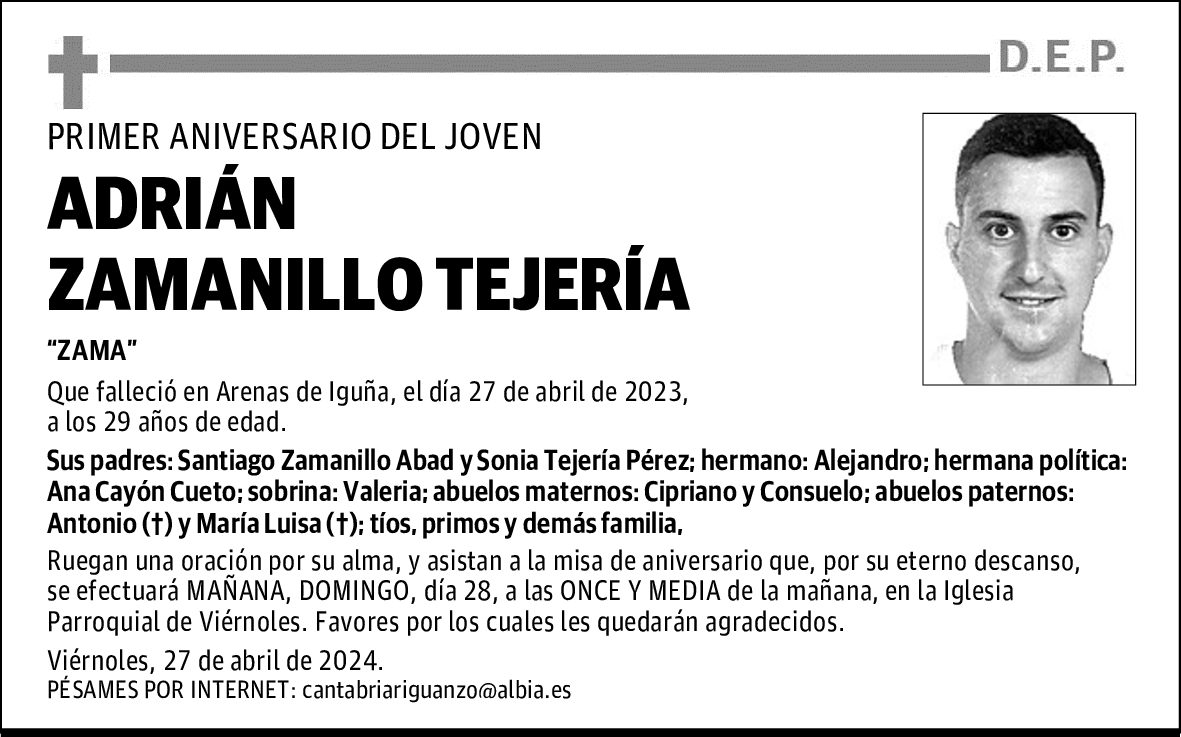 ADRIÁN ZAMANILLO TEJERÍA