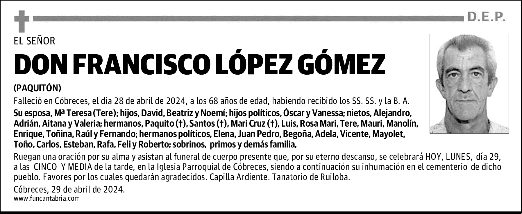 DON FRANCISCO LÓPEZ GÓMEZ