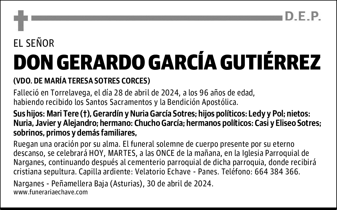 DON GERARDO GARCÍA GUTIÉRREZ