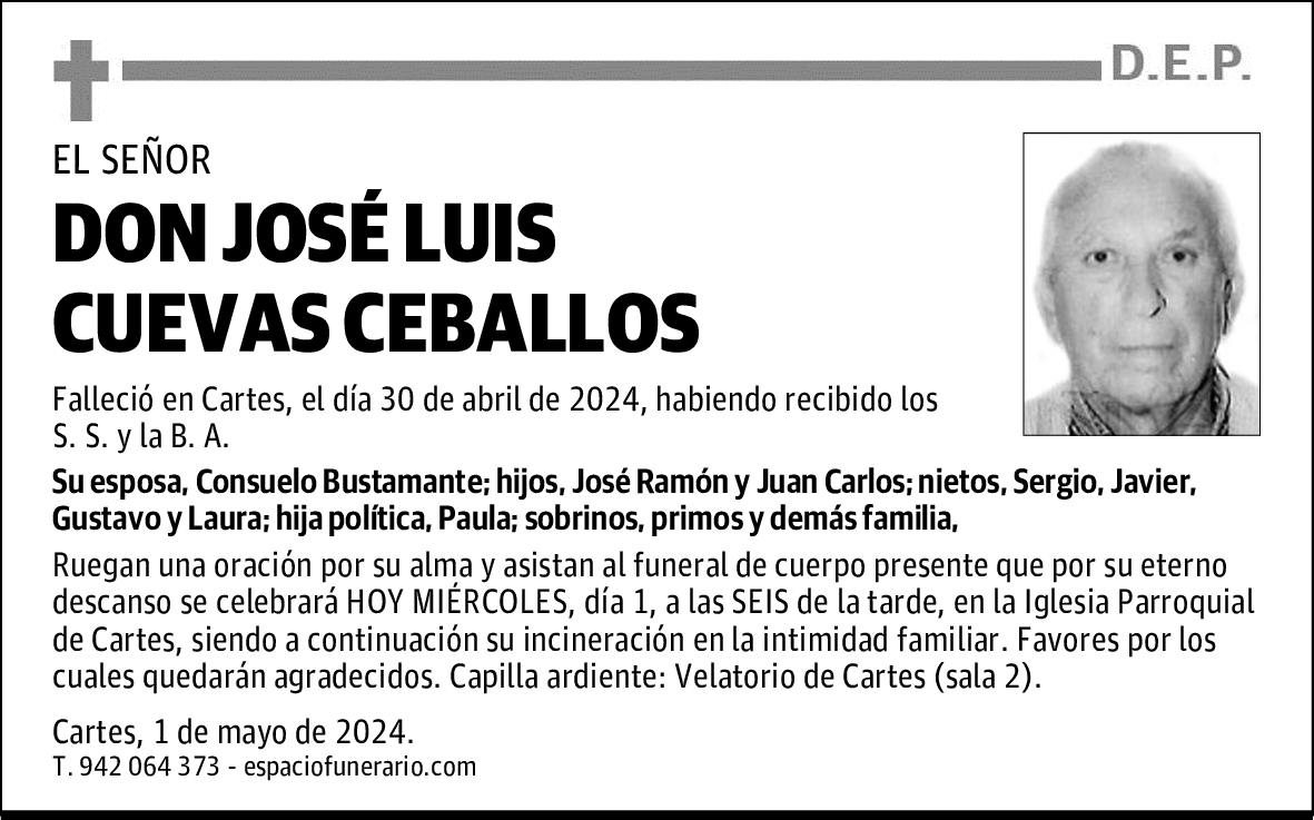 DON JOSÉ LUIS CUEVAS CEBALLOS