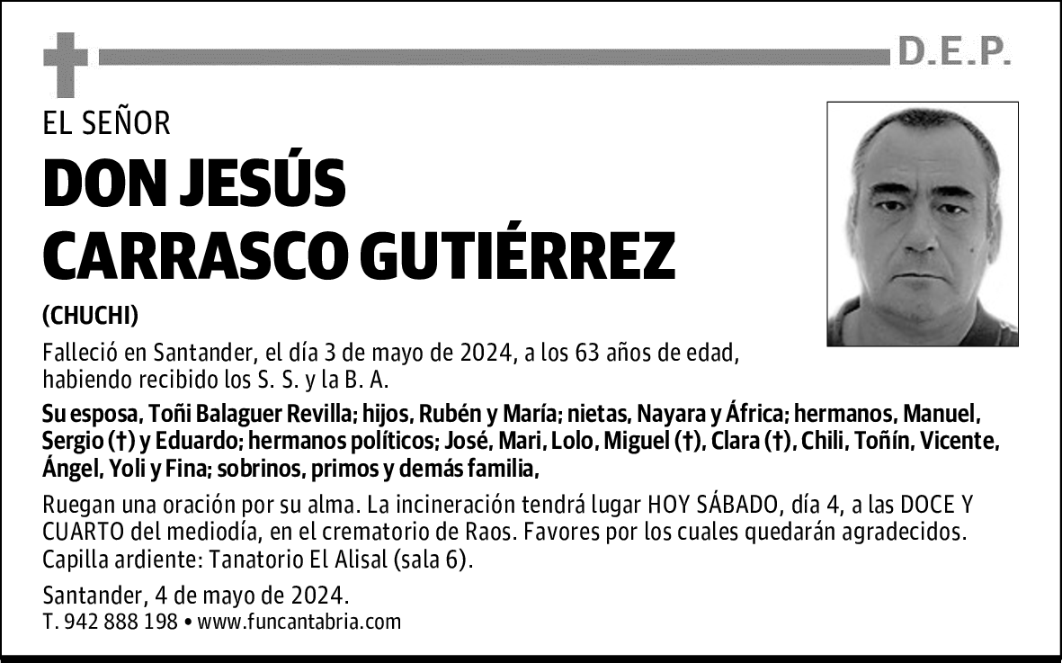 DON JESÚS CARRASCO GUTIÉRREZ