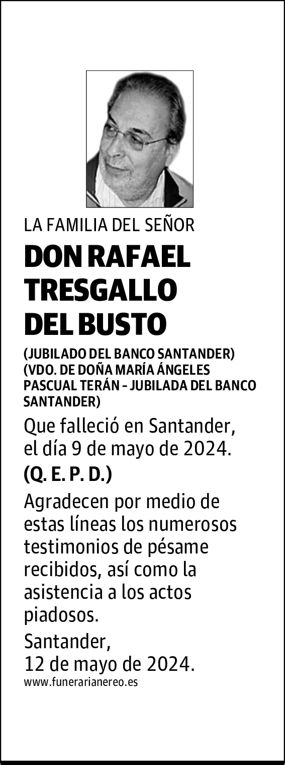 DON RAFAEL TRESGALLO DEL BUSTO