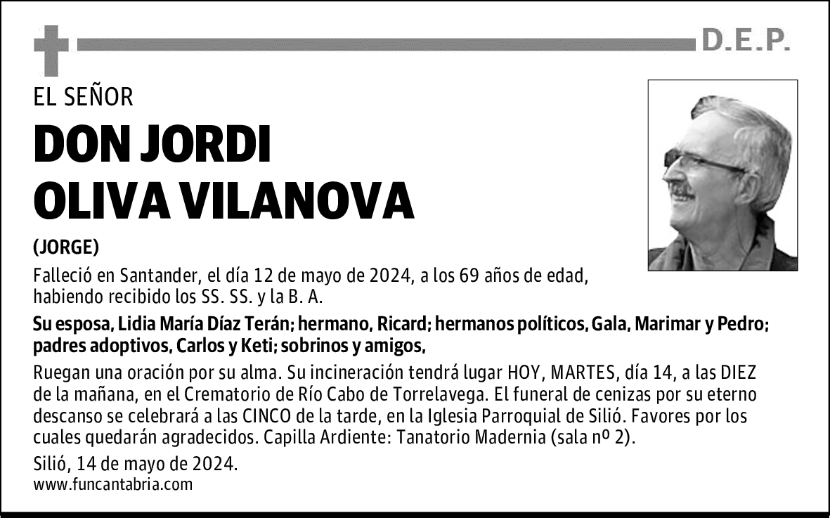 DON JORDI OLIVA VILANOVA