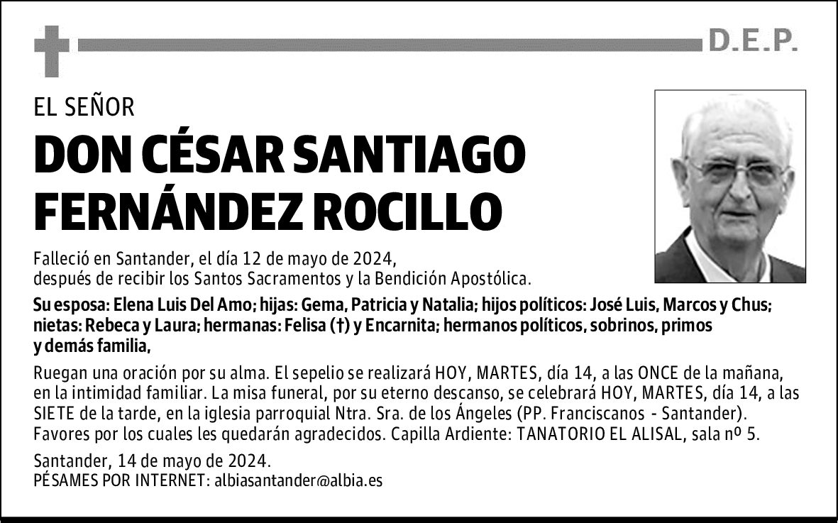 DON CÉSAR SANTIAGO FERNÁNDEZ ROCILLO