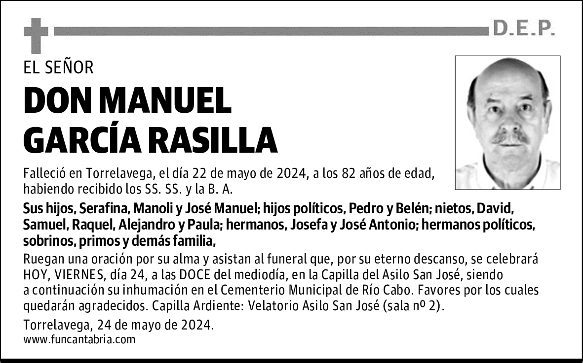 DON MANUEL GARCÍA RASILLA