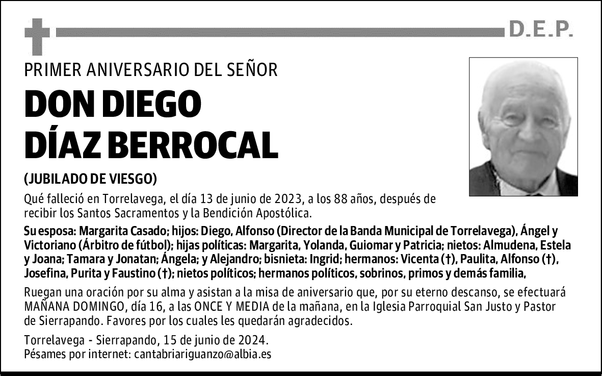 DON DIEGO DÍAZ BERROCAL