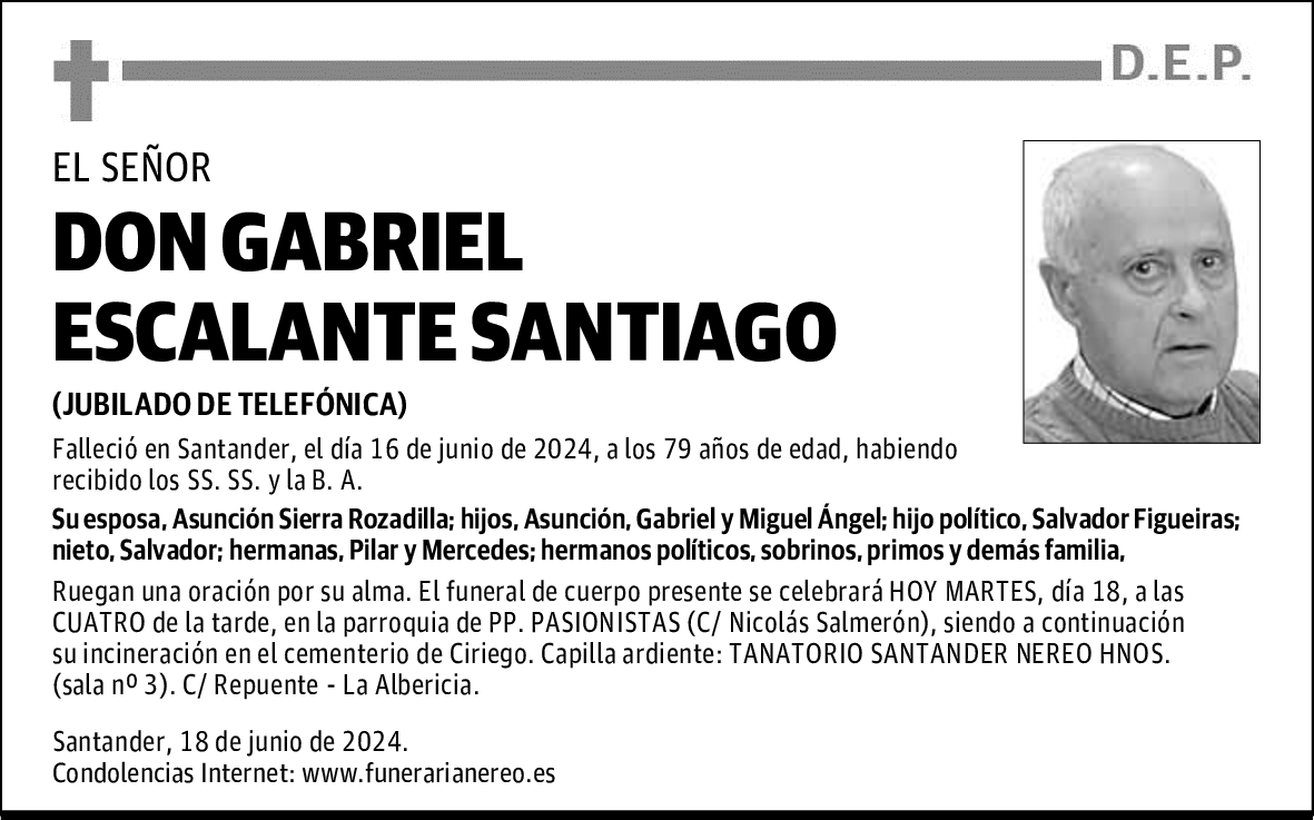 DON GABRIEL ESCALANTE SANTIAGO