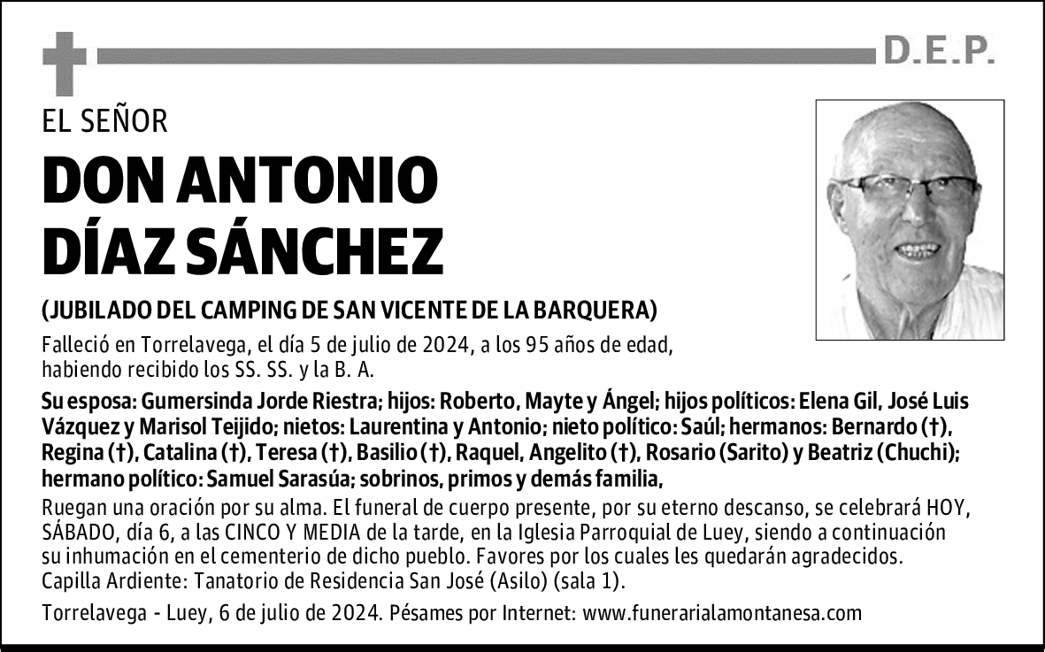 DON ANTONIO DÍAZ SÁNCHEZ