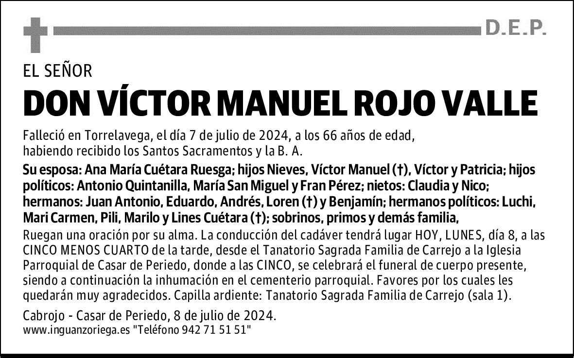 DON VÍCTOR MANUEL ROJO VALLE