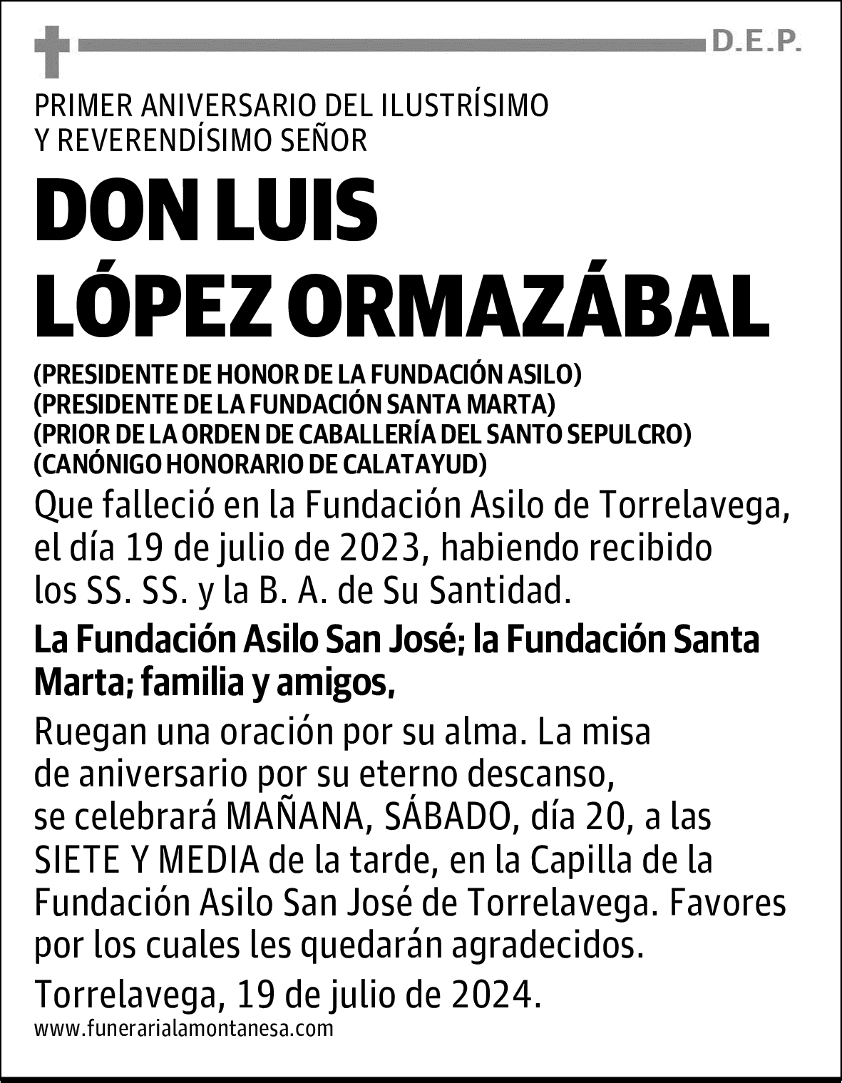 DON LUIS LÓPEZ ORMAZÁBAL