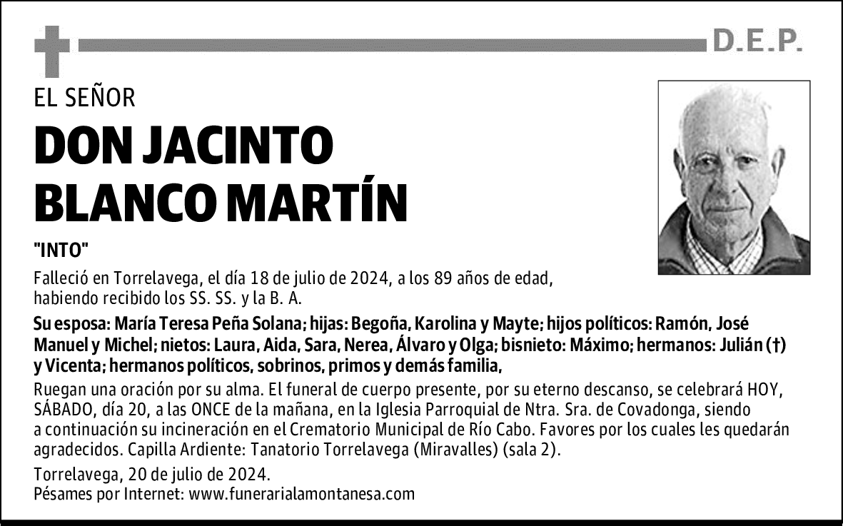 DON JACINTO BLANCO MARTÍN