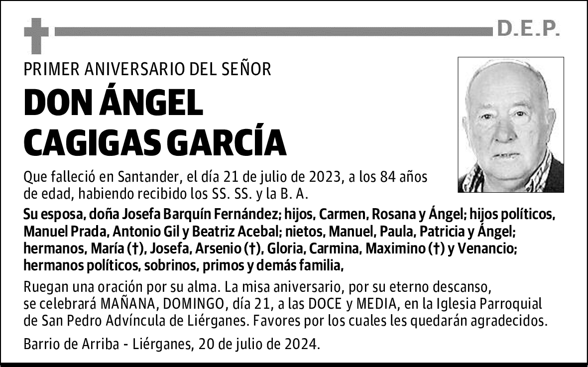 DON ÁNGEL CAGIGAS GARCÍA