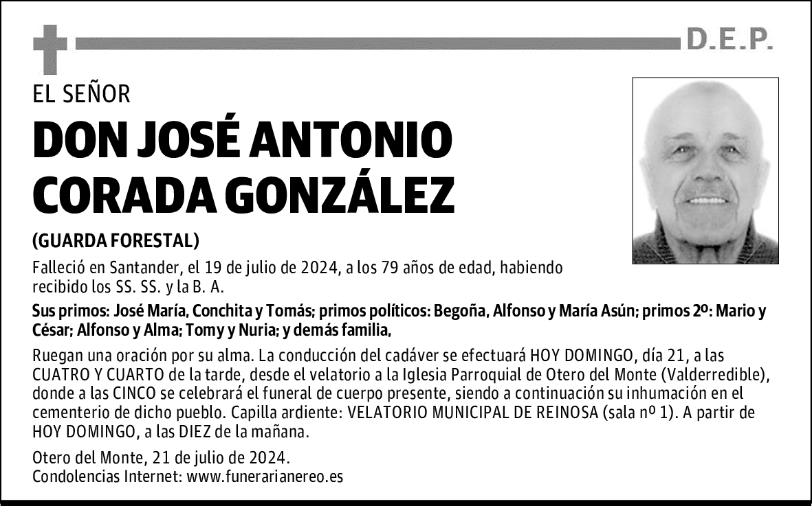 DON JOSÉ ANTONIO CORADA GONZÁLEZ