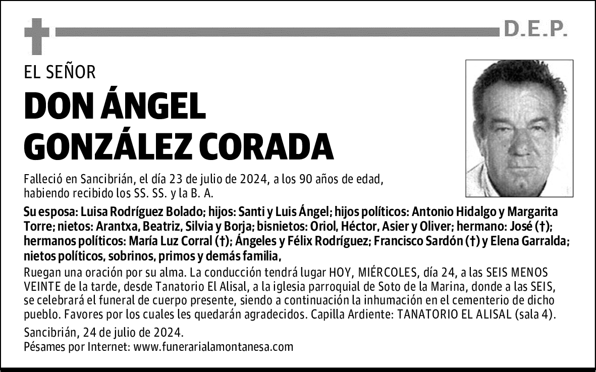 DON ÁNGEL GONZÁLEZ CORADA