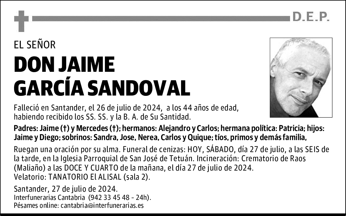 DON JAIME GARCÍA SANDOVAL