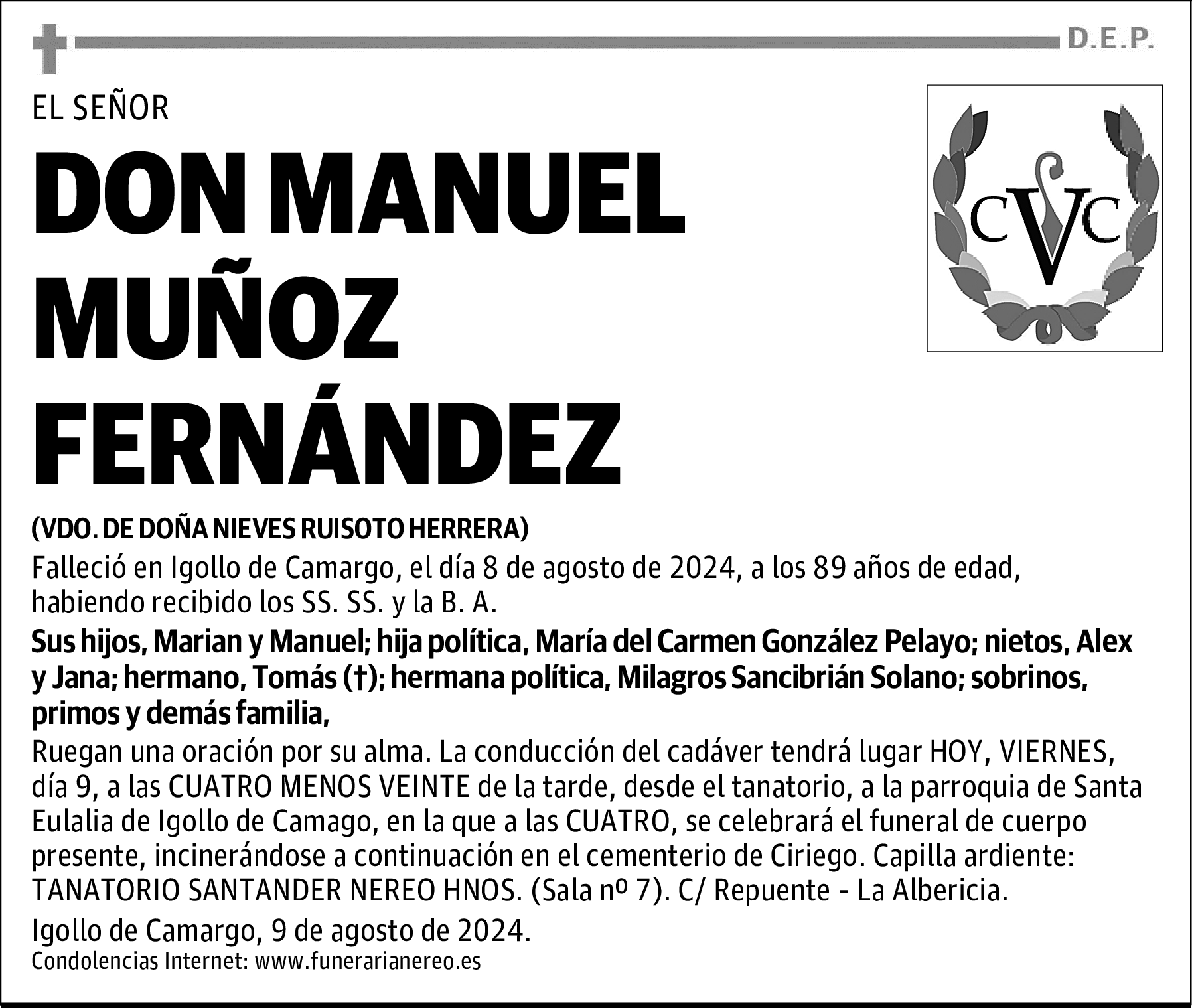 DON MANUEL MUÑOZ FERNÁNDEZ