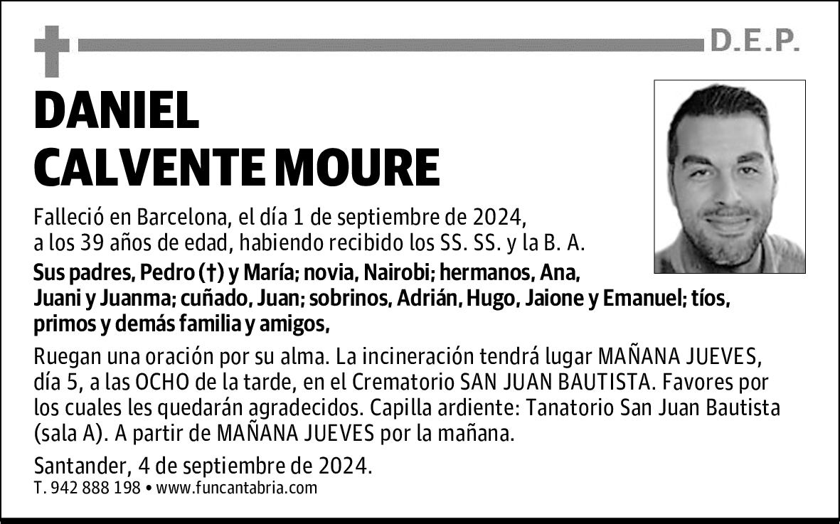 DANIEL CALVENTE MOURE