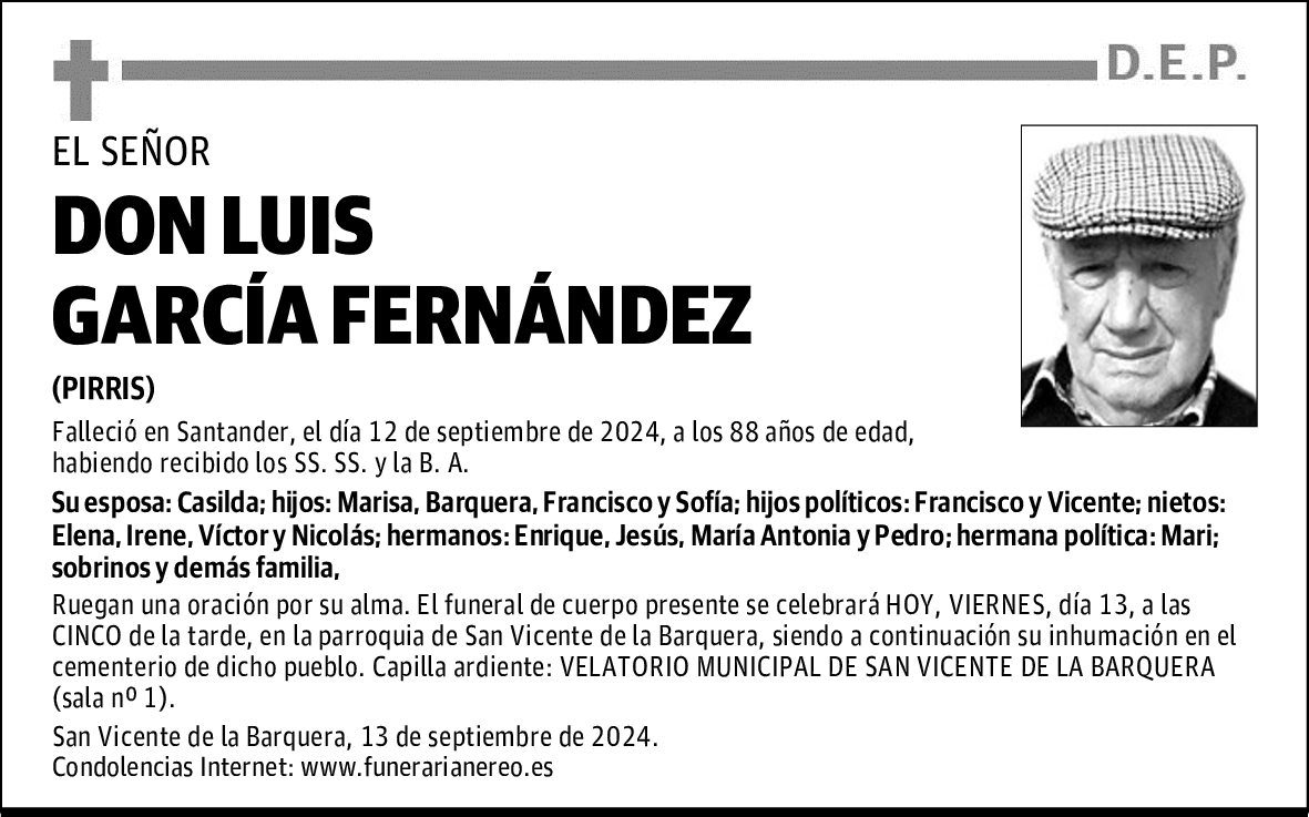 DON LUIS GARCÍA FERNÁNDEZ