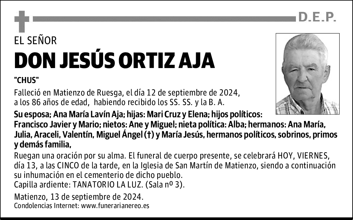 DON JESÚS ORTIZ AJA