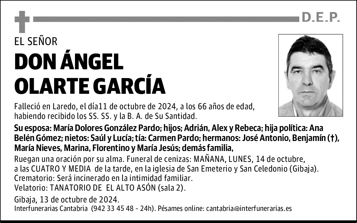 DON ÁNGEL OLARTE GARCÍA