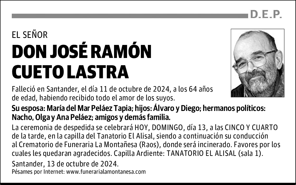 DON JOSÉ RAMÓN CUETO LASTRA