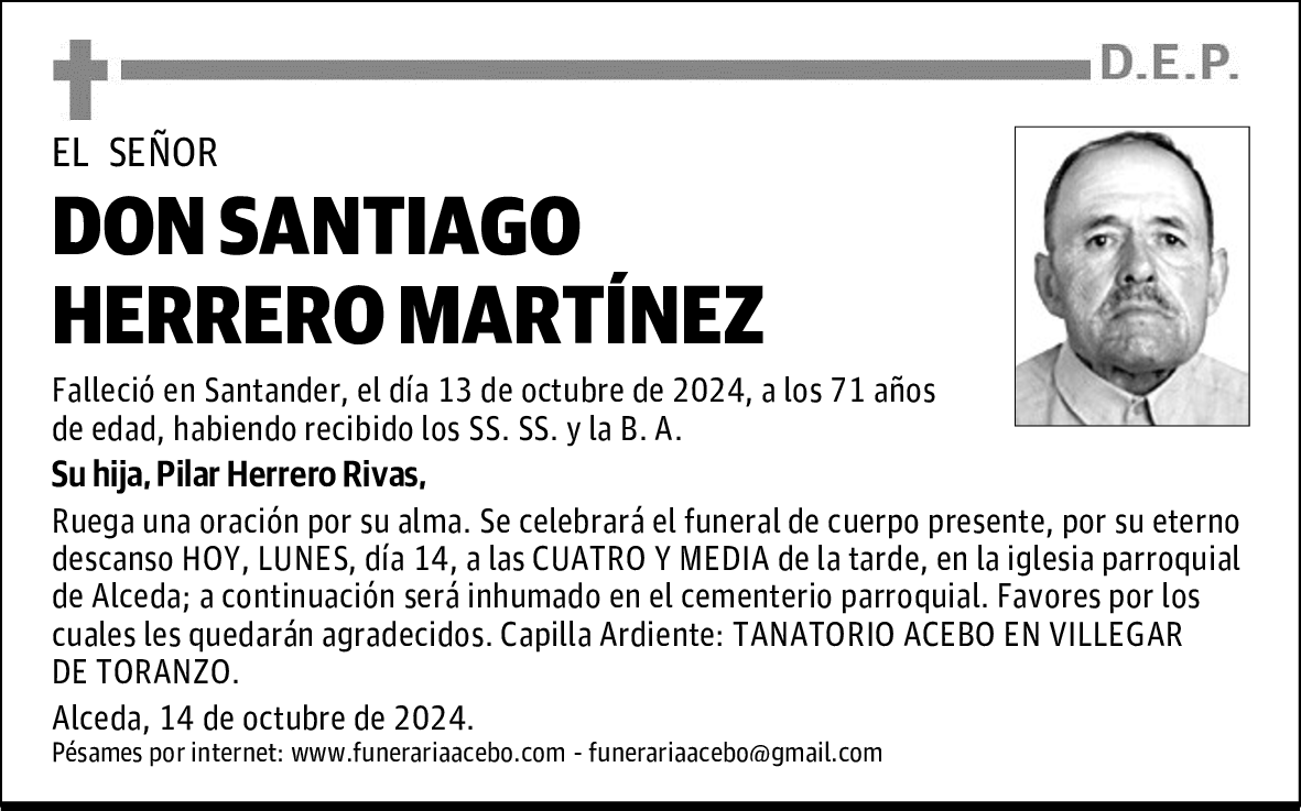 DON SANTIAGO HERRERO MARTÍNEZ